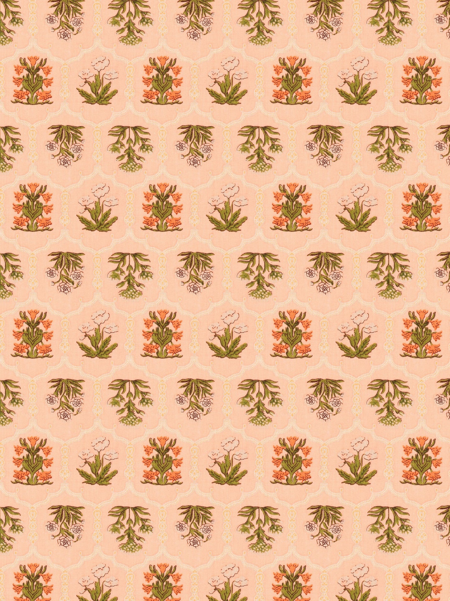 Home Ecstasy 100% Cotton 210 GSM Floral Dohar - Colour: Peach