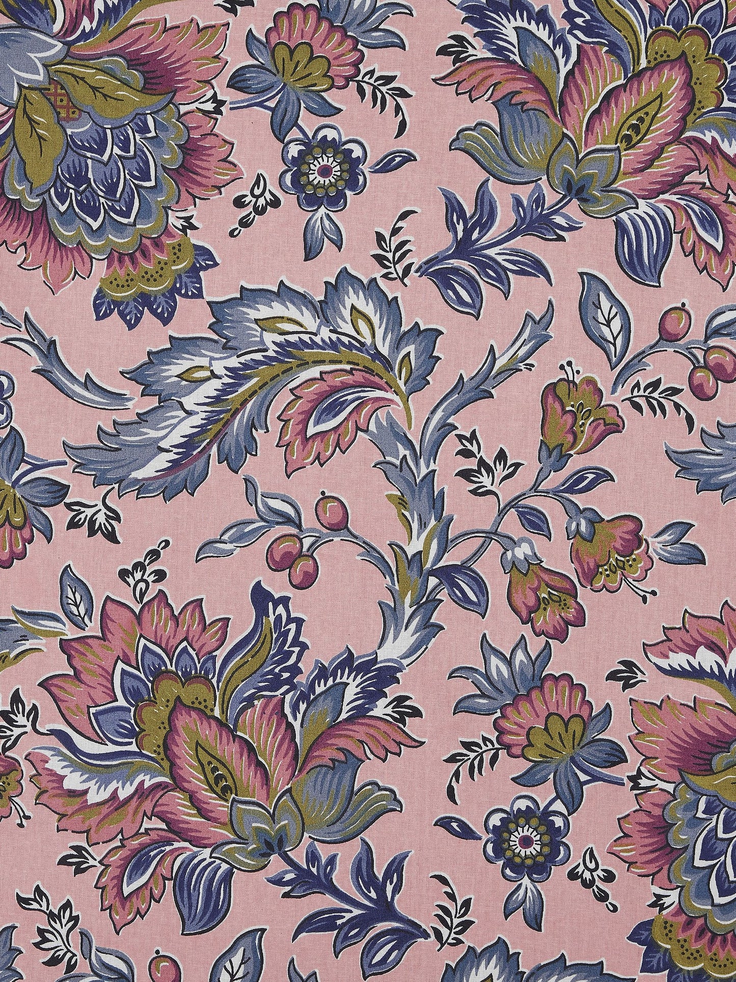 Home Ecstasy 100% Cotton 140 TC Jaipuri Bedsheet Set - Colour: Pink