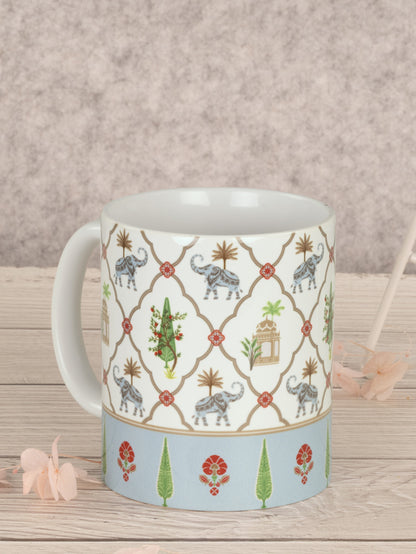 Home Ecstasy Ceramic Mug | 320ml | Large | Sky Blue | Ceramic | Premium