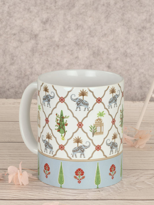Home Ecstasy Ceramic Mug | 320ml | Large | Sky Blue | Ceramic | Premium