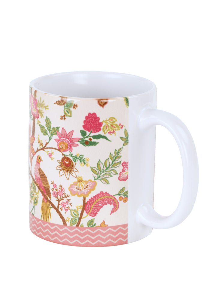 Home Ecstasy Ceramic Mug | 320ml | Large | Wild Coral | Ceramic | Premium