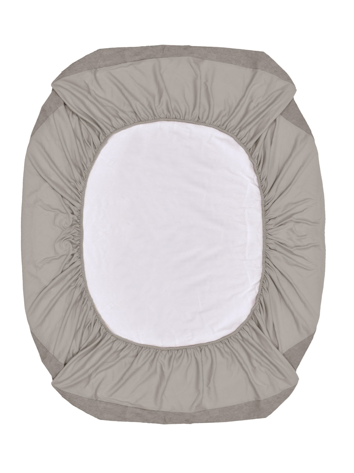 Home Ecstasy 100% Cotton Mattres Protector | 200GSM | Grey