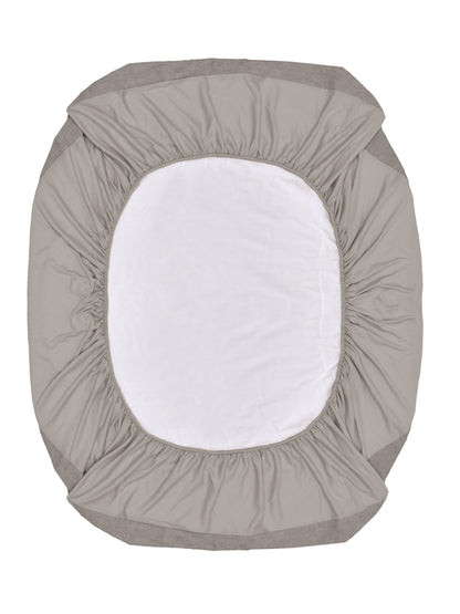 Home Ecstasy 100% Cotton Mattres Protector | 200GSM | Grey