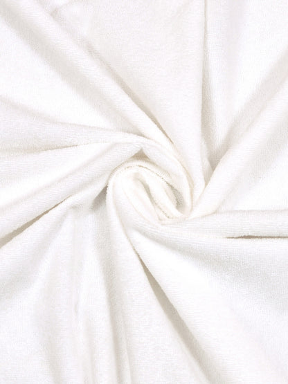 Home Ecstasy 100% Cotton Mattres Protector | 200GSM | White