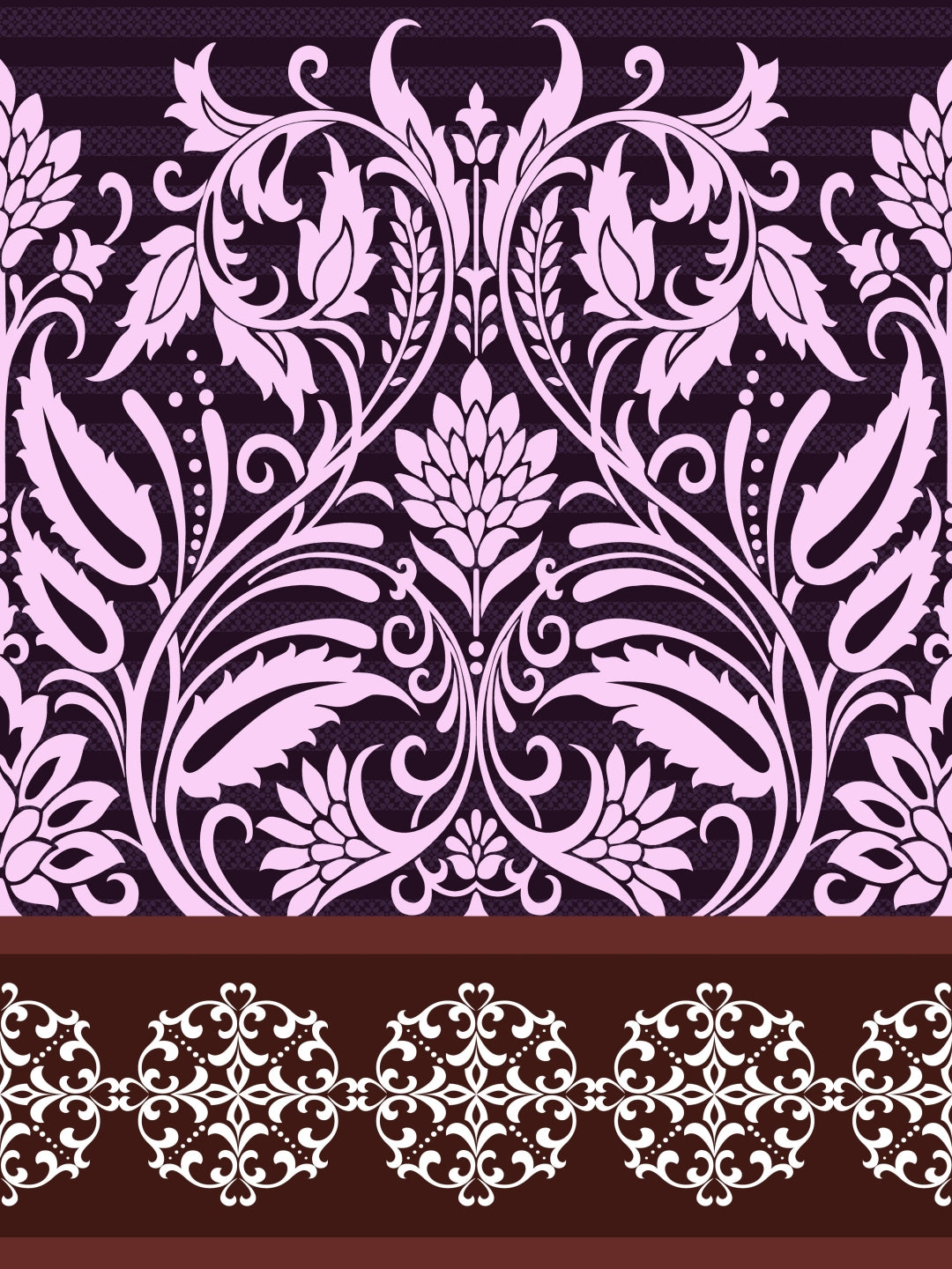 My Room 100% Cotton Ethnic Bedsheet Set | 140 TC | Purple