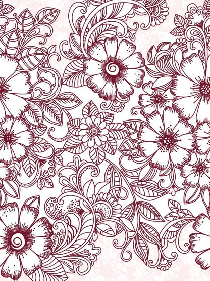 My Room 100% Cotton Floral Bedsheet Set | 140 TC | Light Pink