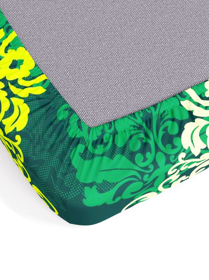 My Room 100% Cotton Ethnic Bedsheet Set | 140 TC | Green