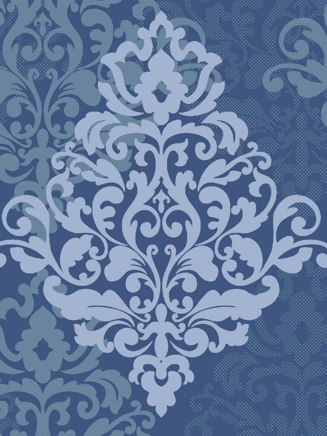 My Room 100% Cotton Ethnic Bedsheet Set | 140 TC | Navy Blue