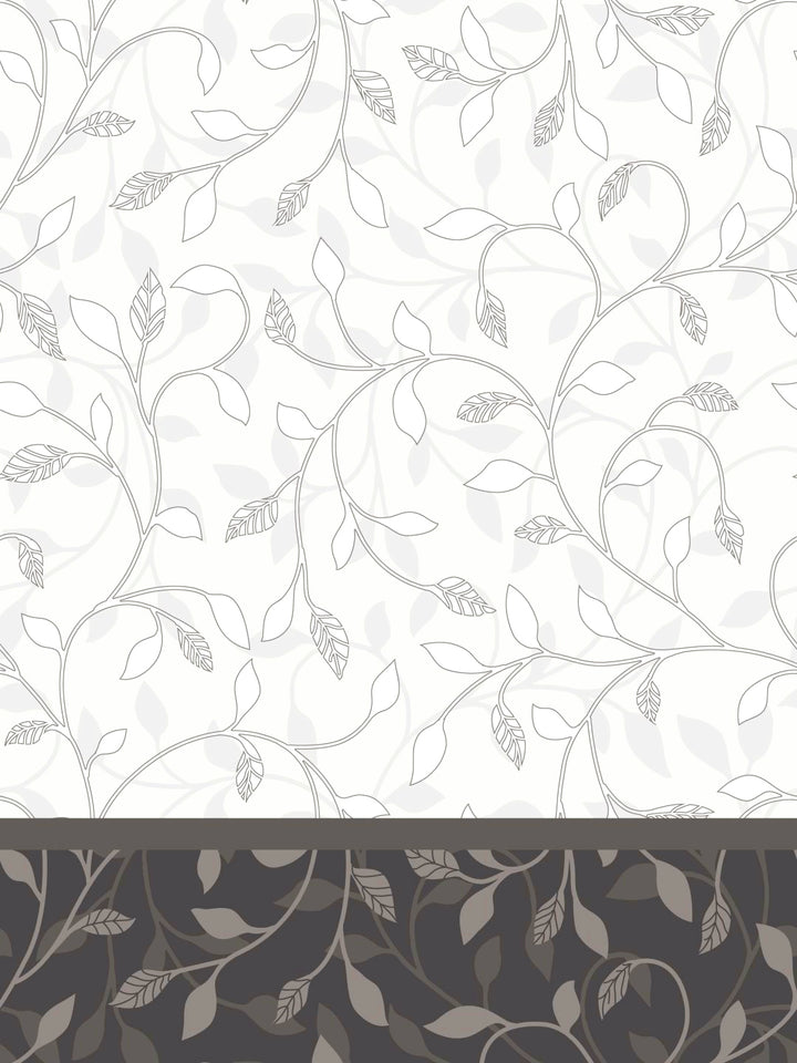My Room 100% Cotton Floral Bedsheet Set | 140 TC | Black