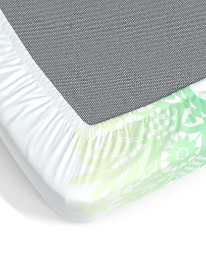 My Room 100% Cotton Ethnic Bedsheet Set | 140 TC | Teal Green