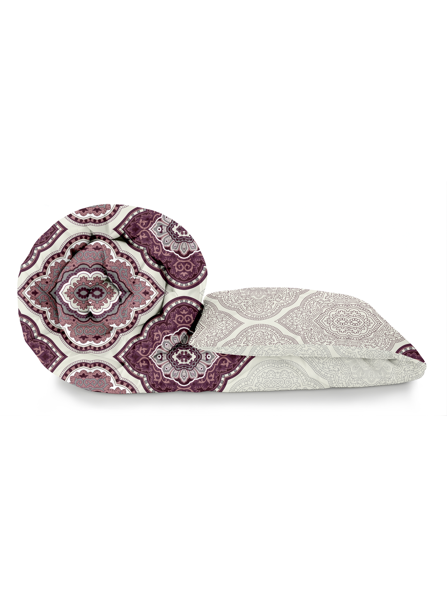 Home Ecstasy 100% Cotton 150 TC Ethnic Quilt - Colour: Purple