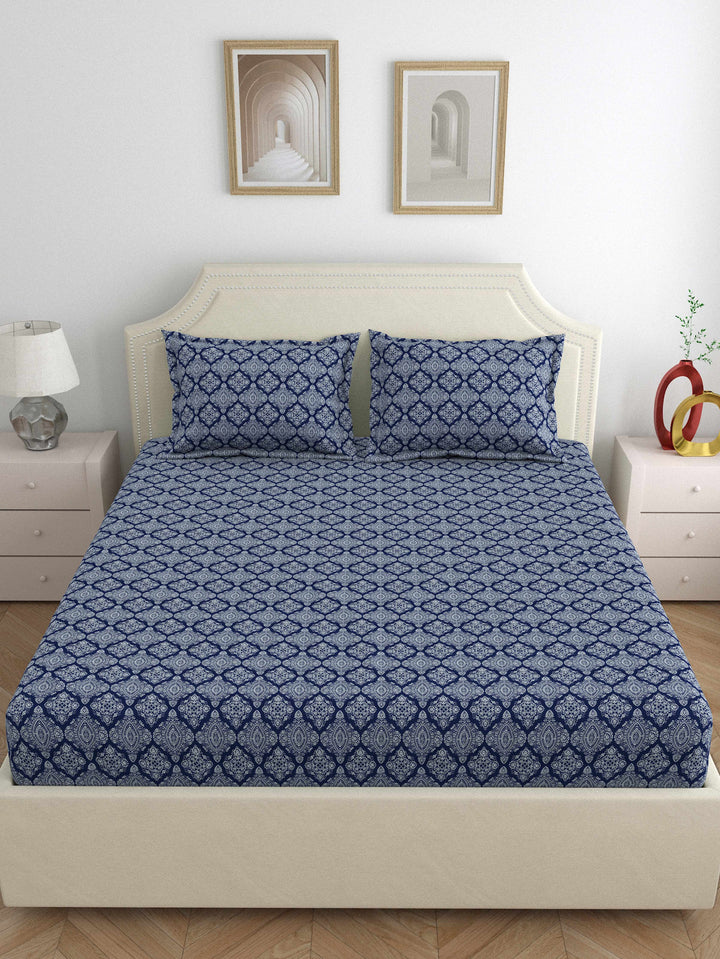 Dreamscape 100% Cotton 300TC Premium Bedsheet Set