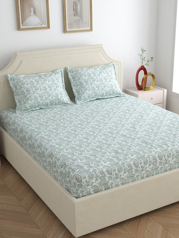 Dreamscape 100% Cotton 300TC Premium Bedsheet Set