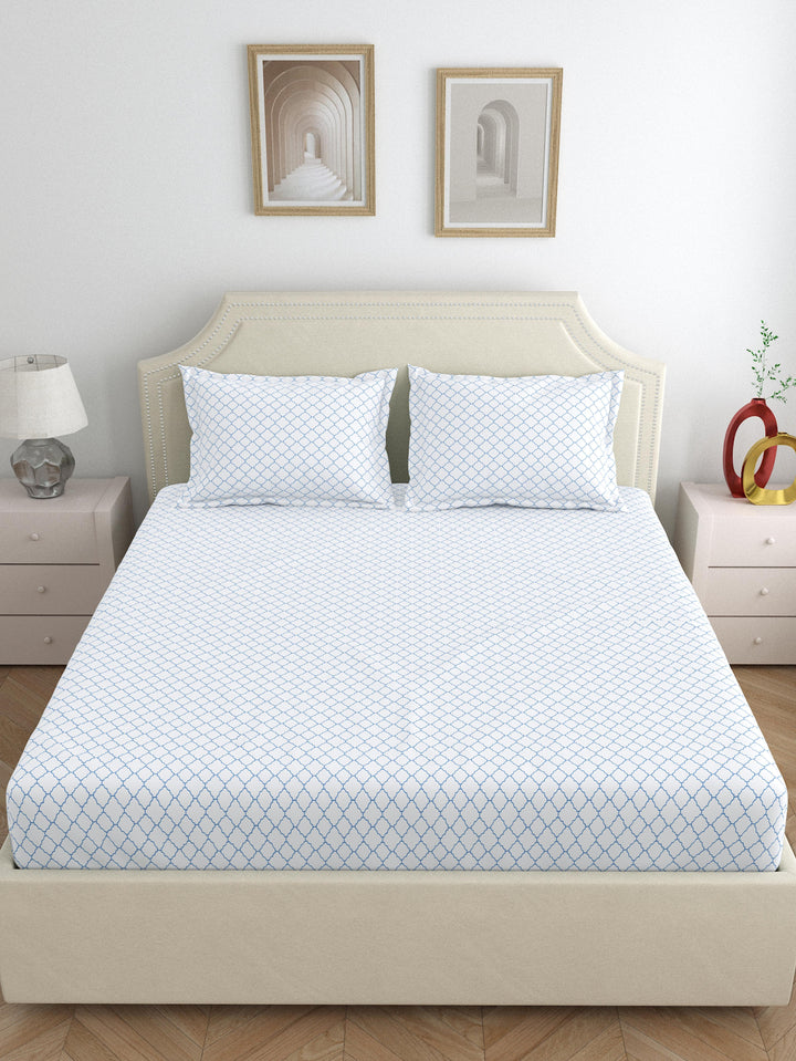 Dreamscape 100% Cotton 300TC Premium Bedsheet Set