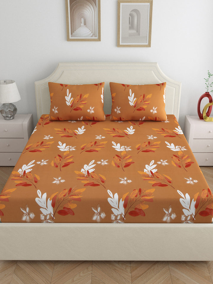 Dreamscape 100% Cotton 180TC Floral Bedsheet Set