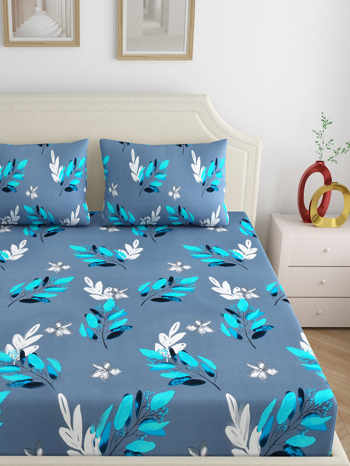 Dreamscape 100% Cotton 180TC Floral Bedsheet Set