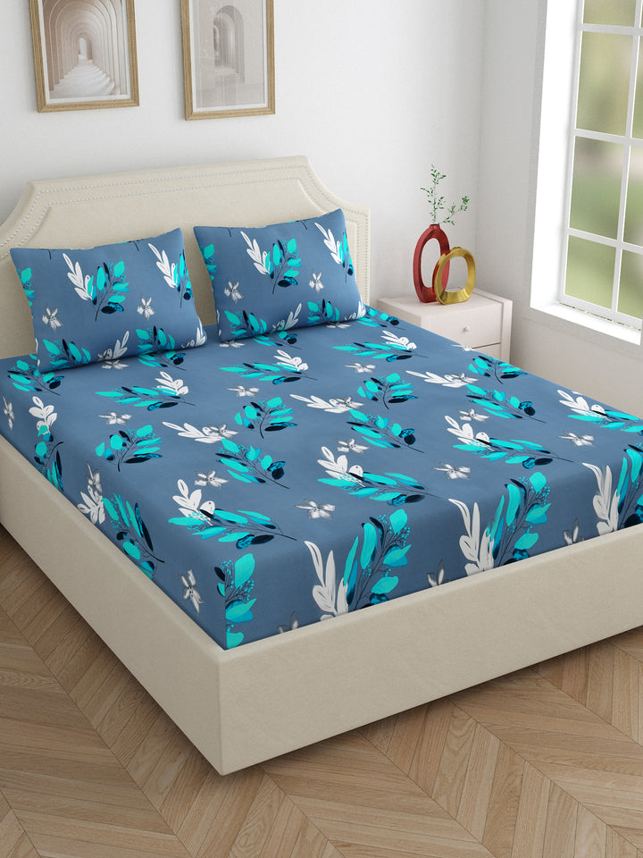 Dreamscape 100% Cotton 180TC Floral Bedsheet Set