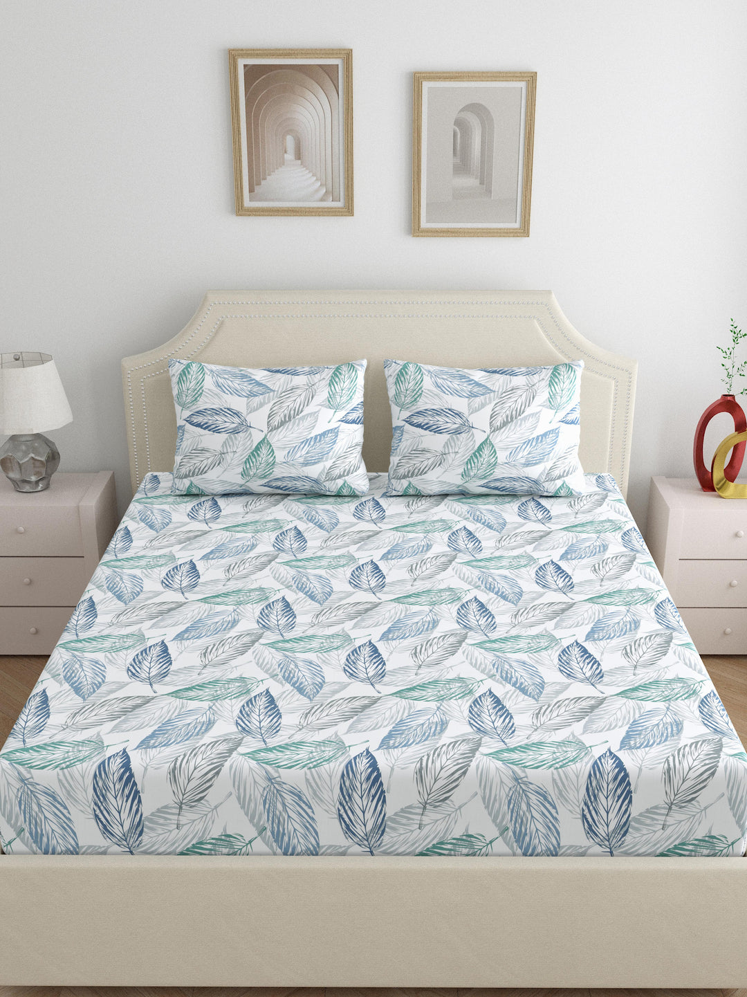 Dreamscape 100% Cotton 180TC Floral Bedsheet Set