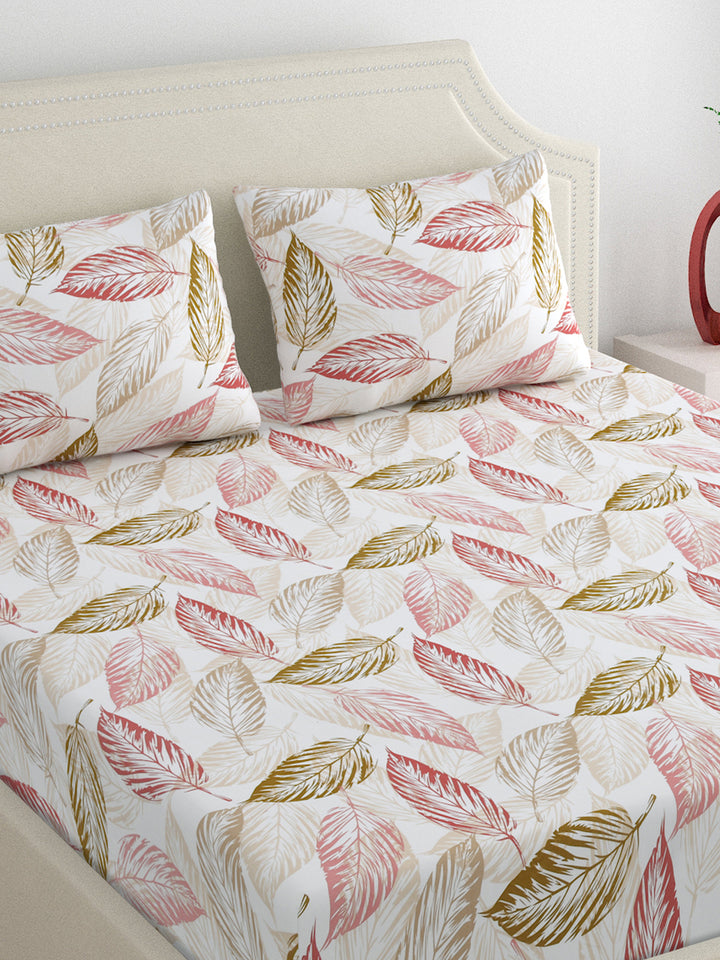 Dreamscape 100% Cotton 180TC Floral Bedsheet Set