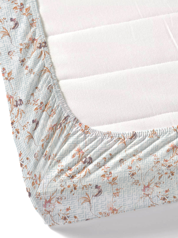 Dreamscape 100% Cotton 250TC Floral Bedsheet Set