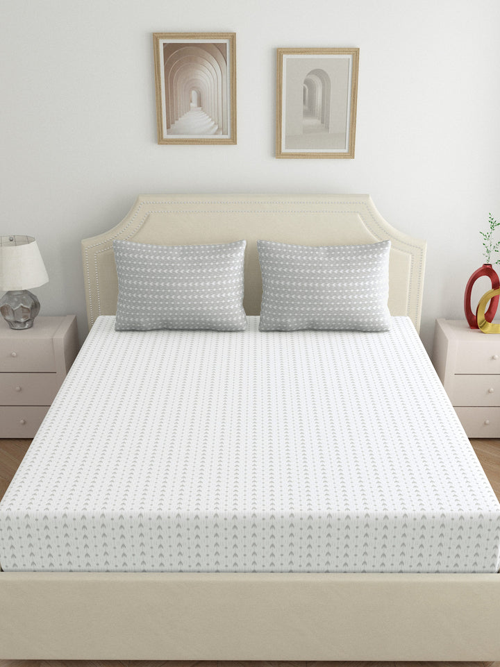 Dreamscape 100% Cotton 250TC Abstract Bedsheet Set