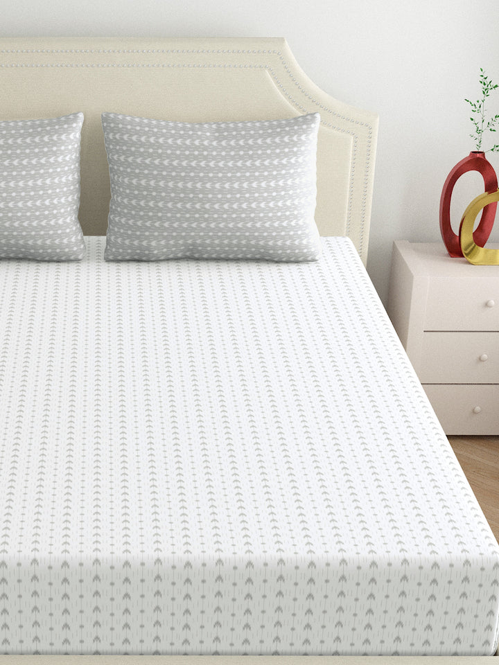 Dreamscape 100% Cotton 250TC Abstract Bedsheet Set