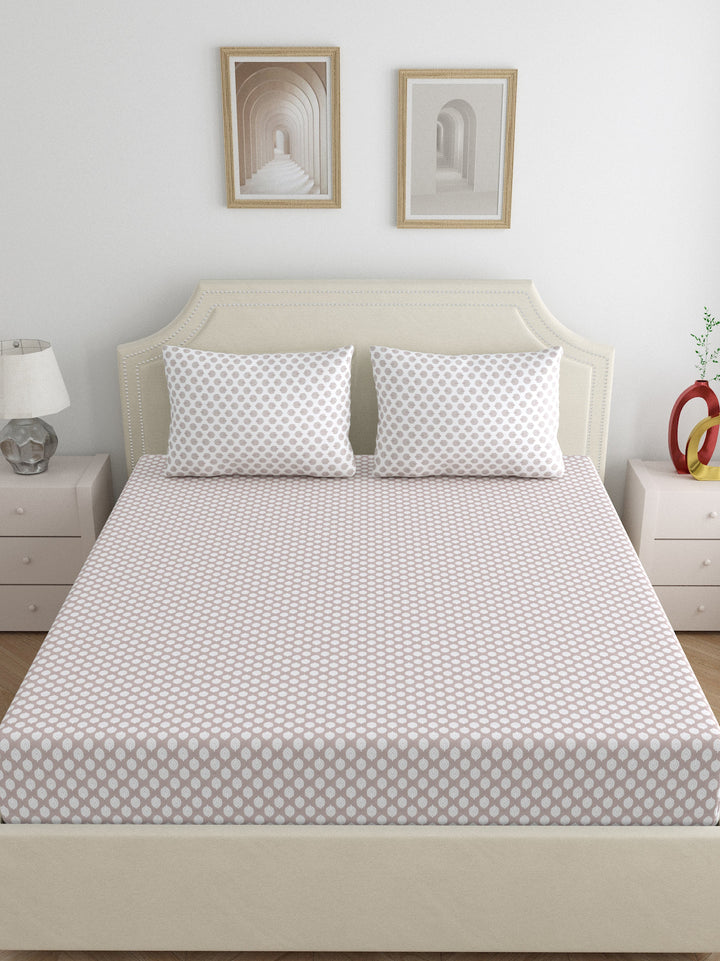 Dreamscape 100% Cotton 250TC Abstract Bedsheet Set