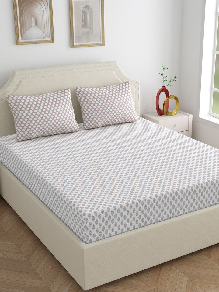 Dreamscape 100% Cotton 250TC Abstract Bedsheet Set