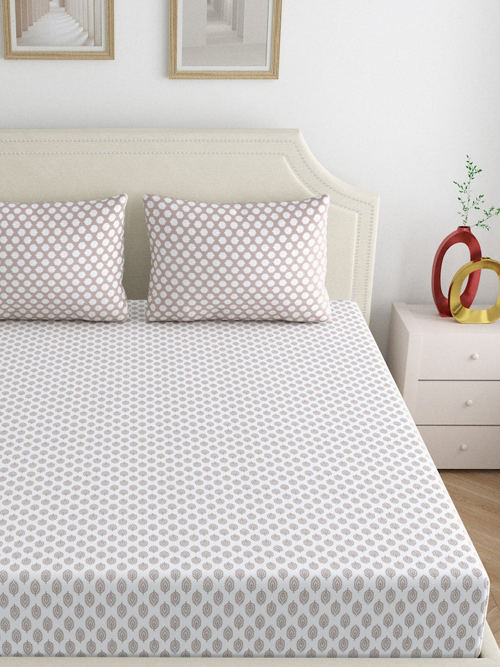 Dreamscape 100% Cotton 250TC Abstract Bedsheet Set