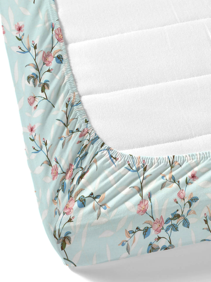 Dreamscape 100% Cotton 200TC Floral Bedsheet Set