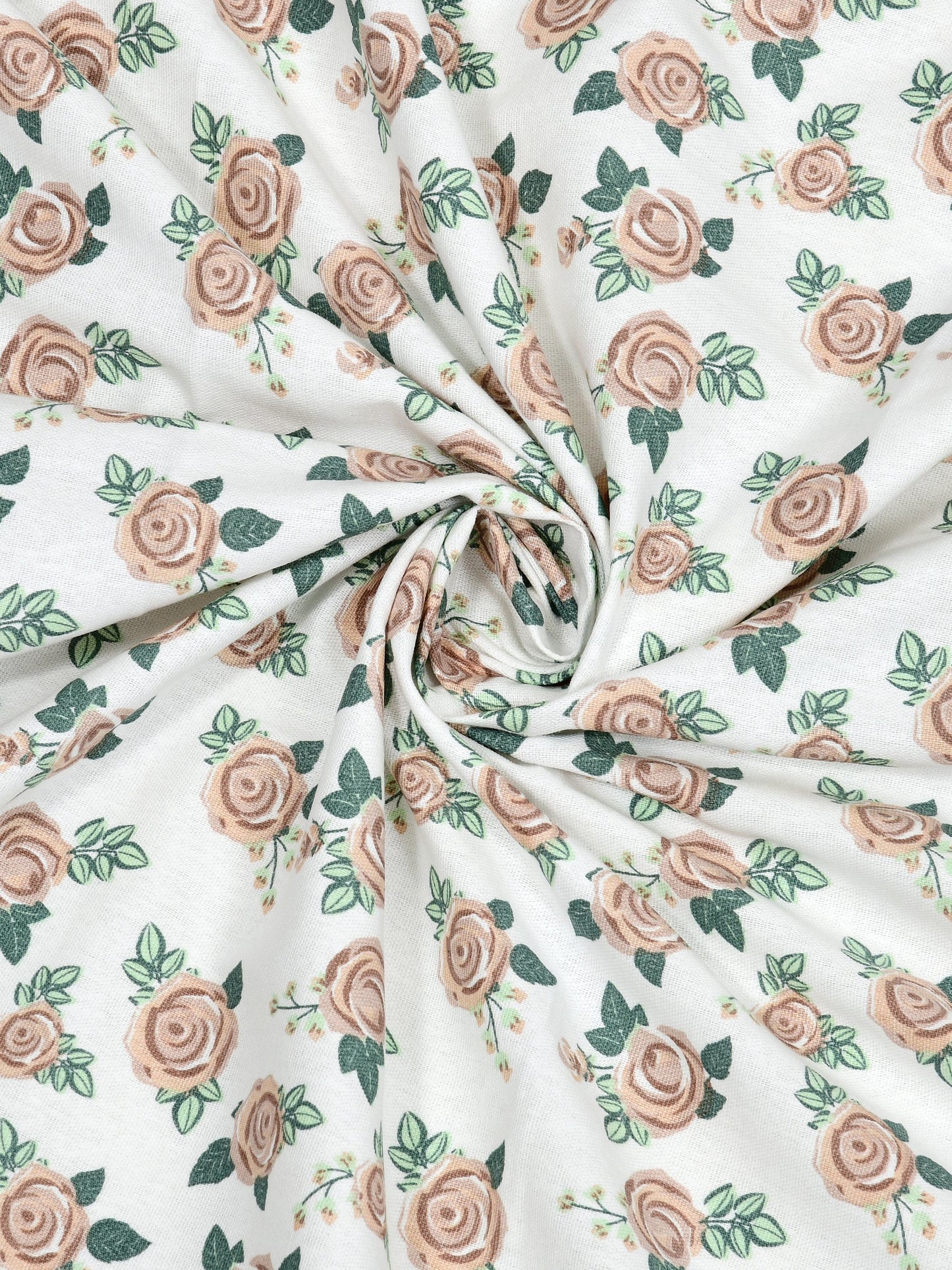 Home Ecstasy 100% Cotton 150 GSM TC Floral Large Table Cover