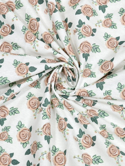 Home Ecstasy 100% Cotton 150 GSM TC Floral Large Table Cover