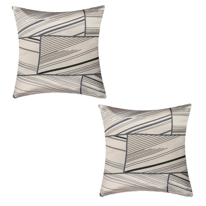 Dreamscape 100% Polyester Printed Multi Cushion Cover 16"x16" (Set of 2)